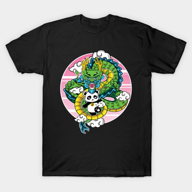 Dragon Warrior T-Shirt by Zack